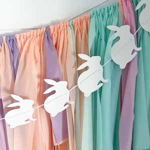 Bunny garland/Rabbit Garland/card stock paper garland