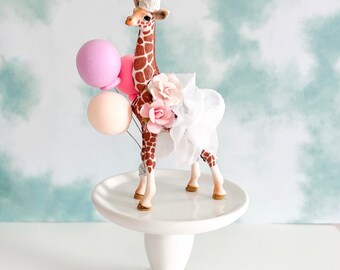 Safari Animal Cake Topper/Giraffe Cake Topper/Safari Party/Two Wild/Four Ever Wild