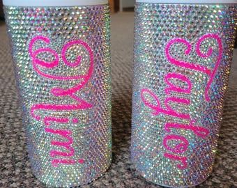 4 in 1 Can Cooler Rhinestone Customizable