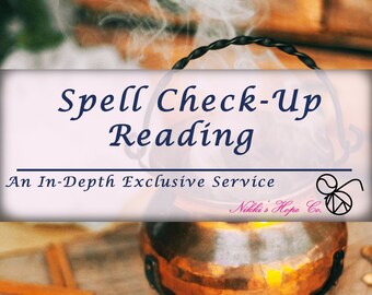 Spell Progress Check-Up Reading, Tarot Reading, Spellwork Check, Fast Reading