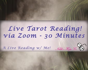 Live zoom aangepaste algemene tarotlegging, 30 minuten lezen