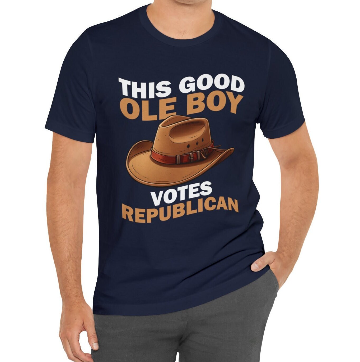 Men's Republican Voter Shirt, Men's 2024 Election Shirt, Voter Support