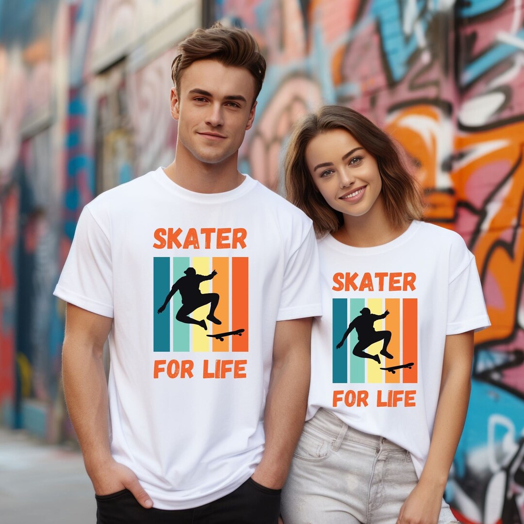 Skateboarding Tshirt, Skater Life Tshirt, Girl Skateboarder Tshirt