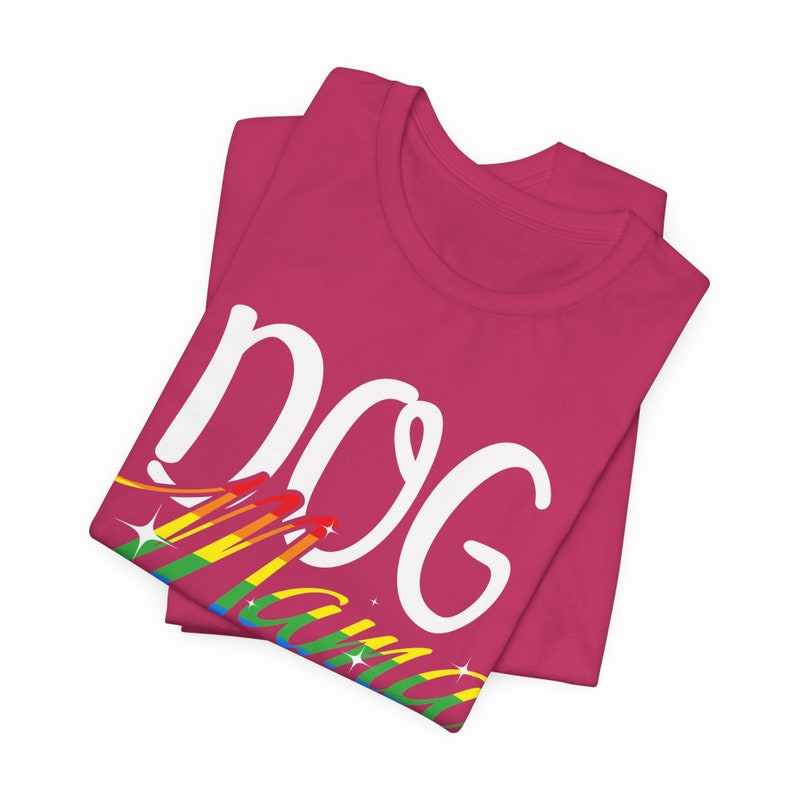 Dog Mama Tshirt, Dog Mom With Rainbow Tshirt, Dog Walker Tshirt, Dog