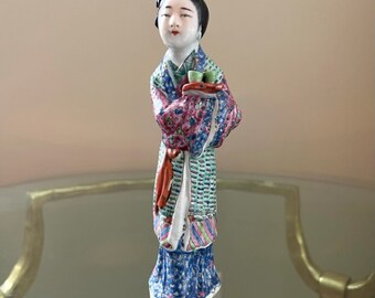 Antique Porcelain Signed CHINA Figurine