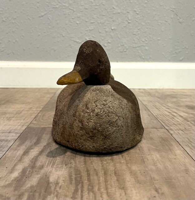 Antique Canvas Duck Decoy Etsy