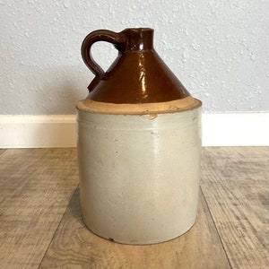 Primitive 1 Gallon Stoneware Whiskey Jug