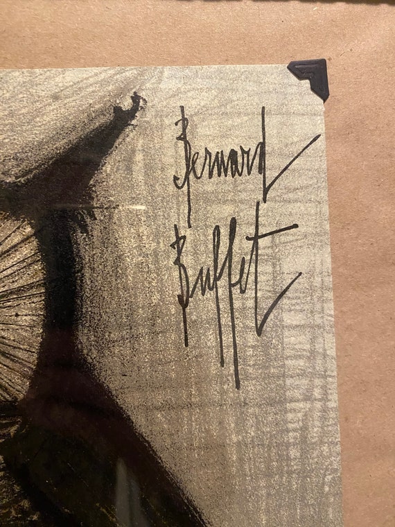 Bernard Buffet Owl Lithograph 1967 Signed - Etsy