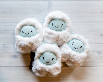 Yeti Plush Handmade Toy Abominable Snowman Cute Monster Doll Stuffed Baby Yeti Gift for Child Imaginary Friend Soft Toy