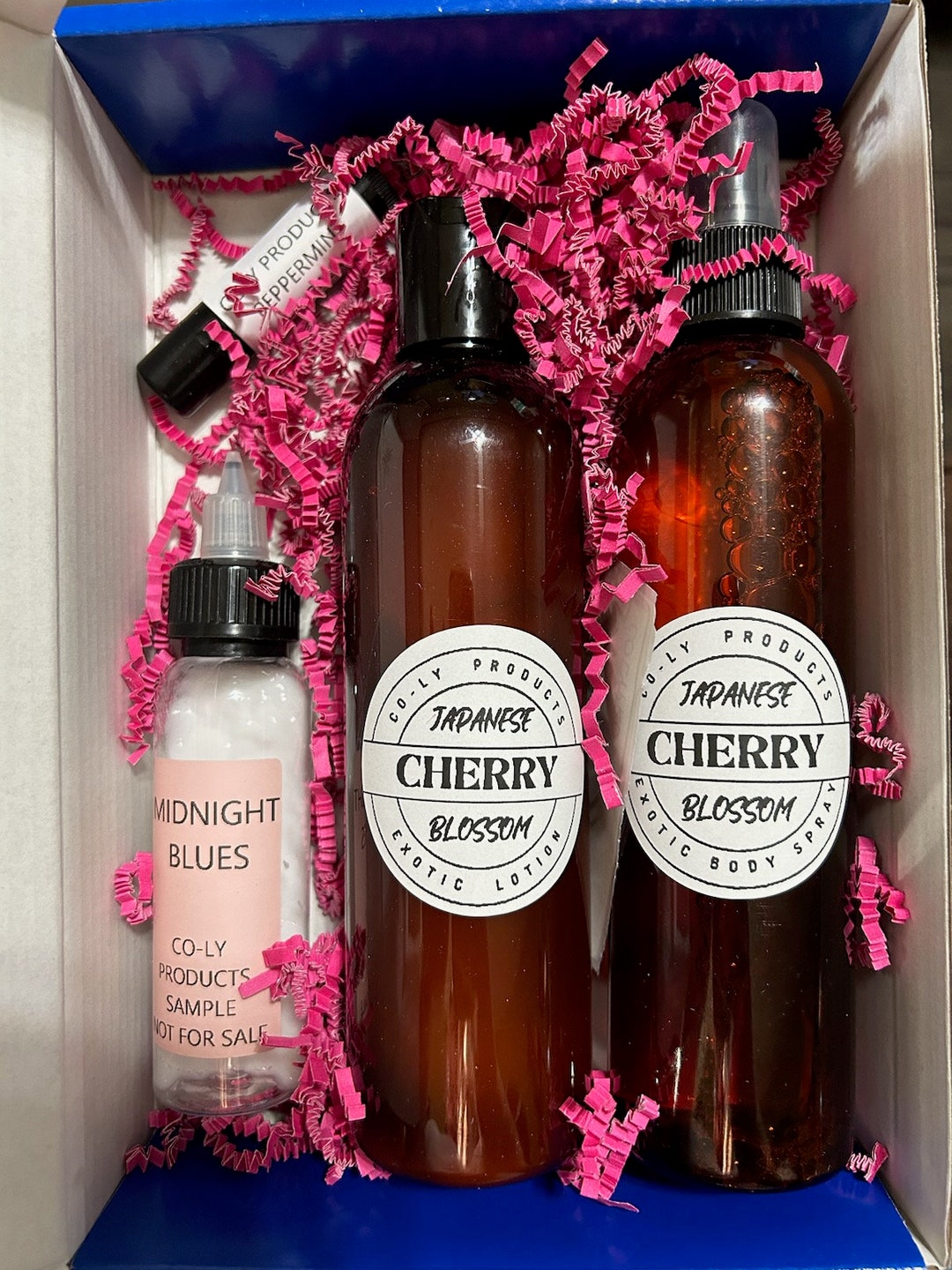 Japanese Cherry Blossom Lotion and Body Spray Gift Box Set Etsy