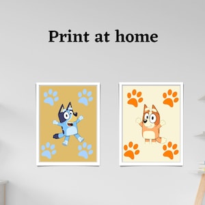 Bluey wall decor
