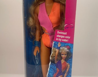 1989 Wet 'N Wild Barbie Doll #4103 - a photo on