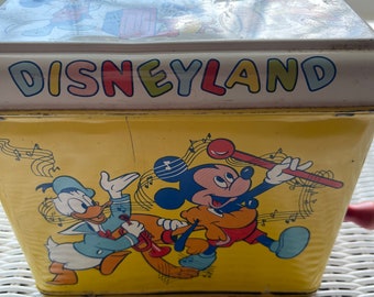 Vintage J. Chein Company 1950s Disneyland Melody Player