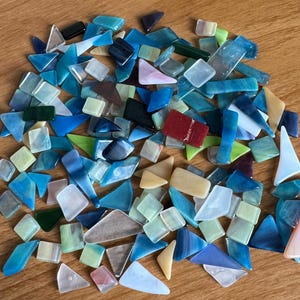 Vitral tombado para artesanato, mosaicos, arte e joias