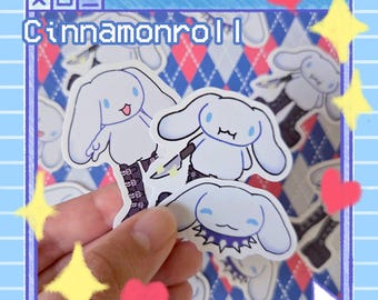 Cinnamon roll 3 sticker pack