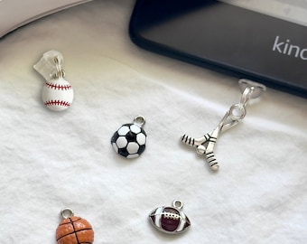 Sports Romance Ereader Charm: Hockey, Baseball, Football Dust Plug
