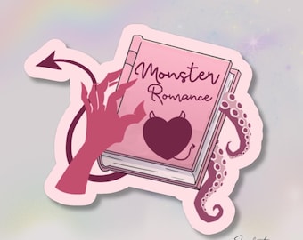 Monster Romance Book Sticker: Holographic Alien Smut Reader Decal