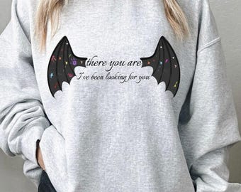 ACOTAR Bat Wings Sweatshirt: Feysand Chapter 55, Bookish Gildan Crewneck