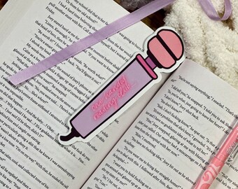 Funny Hitachi Wand Bookmark: One Handed Reading Club Cardstock