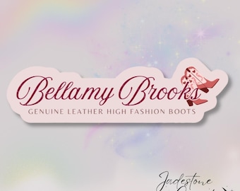 Bellamy Brooks Cowboy Boots Sticker - Licensed Merch