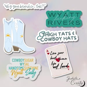 Bellamy Brooks Sticker: Cowboy Romance Licensed Merch (2.5 x 0.74 inches)