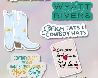 Bellamy Brooks Sticker: Cowboy Romance Licensed Merch (2.5 x 0.74 inches)
