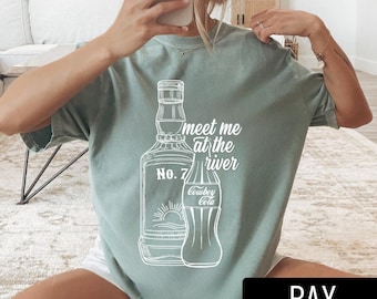 Meet Me At The River T-Shirt: Comfort Colors Ivory Tee