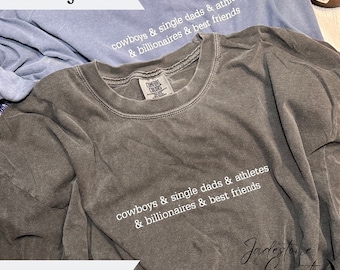 Book Boyfriend Comfort Colors T-Shirt: Romance Reader Tee