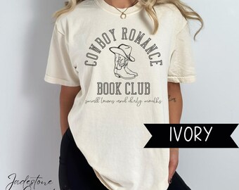 Cowboy Romance Book Club T-shirt - Comfort Colors Tee