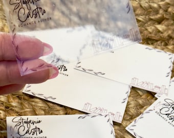 Customizable Signing Book Plates Signing Event Author Clear Sticker