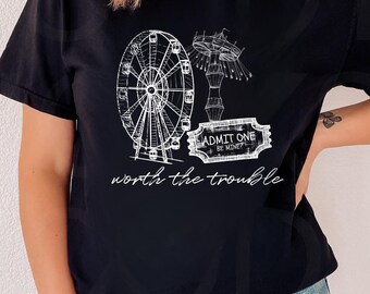 LICENSED Meghan Hollie "Worth the Trouble" fair t-shirt