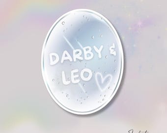 Darby and Leo Fogged Mirror Sticker - Sarah Bailey Licensed Merch