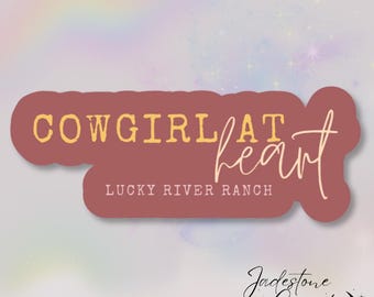 Cowgirl at Heart Holographic Sticker - Jessica Peterson Licensed Merch