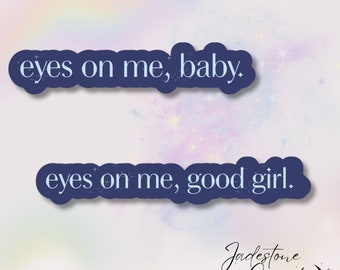 Holographic Kindle Sticker "eyes on me, baby"