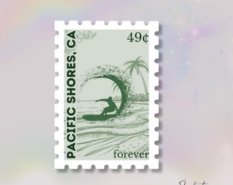 Pacific Shores Stamp Sticker - Sarah Bailey Licensed Merch