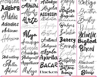 The Ultimate 330 Fonts - Font Bundle ttf Heart font, Cricut, Canva Font, Script Font, Digital Fonts, Procreate Fonts, Crafting font