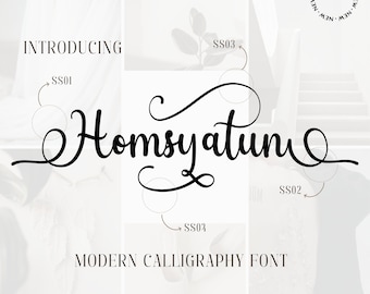 Handlettered Font, Handwritten Font, Calligraphy Font, Script Font, Cricut font, Procreate, Canva, Wedding, Invitation font,  Commercial Use