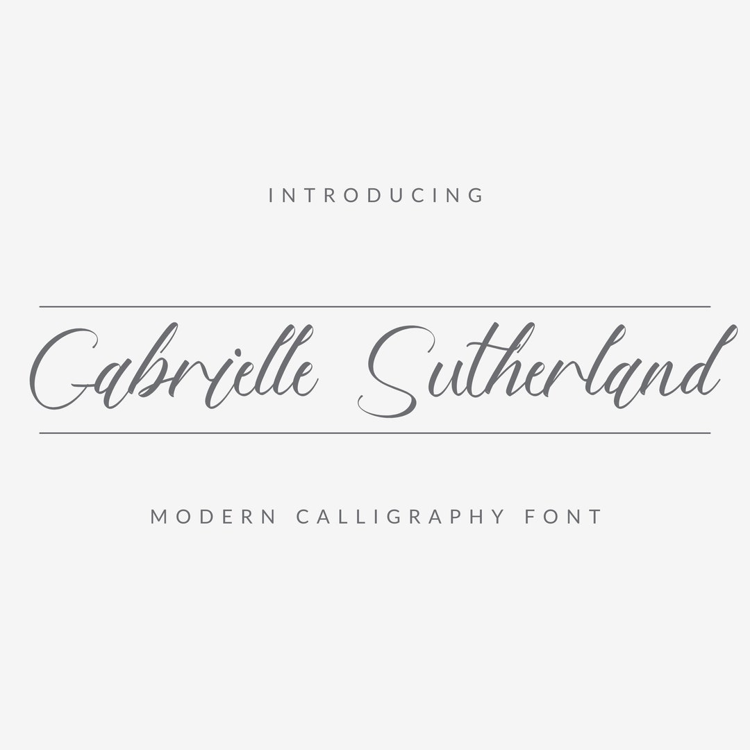 Handlettered Font, Handwritten Font, Calligraphy Font, Script Font ...