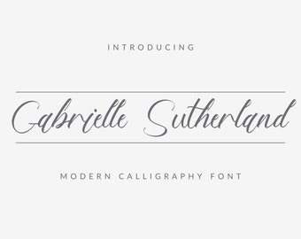 Handlettered Font, Handwritten Font, Calligraphy Font, Script Font, Cricut font, Procreate, Canva, Wedding, Invitation font,  Commercial Use