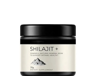 Shilajit Pure Resin Authentic Natural,Organic, Premium Altai Quality 50g de haute qualité biologique.