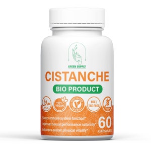 Cistanche Capsules 500mg natural extract of high vegetarian quality. image 1