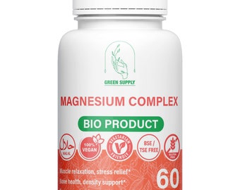 Kompleks magnezowy: Wysokiej jakości glicynian magnezu + taurynian magnezu + L-treonian magnezu.
