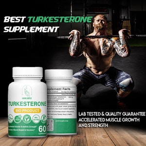 Turkesterone 500mg high quality vegetarian natural extract.