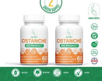 STARTPACKUNG: 2 x Cistanche-Kapseln 500 mg hochwertiger vegetarischer Naturextrakt.