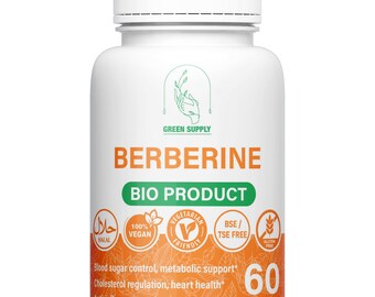 Berberine capsules 500mg extrait naturel de haute qualité végétarienne.