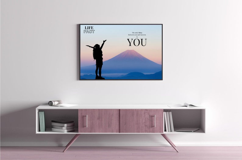 Motivational Quotes, Life Quotes, Wall Art, Gallery Wall Art, Life Facts, Printable Art, Digital ...