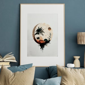 Bohomodern Abstract Print | Printable Wall Art | Abstract Illustration | Minimalist Abstract Wall Art | Boho Decor Wall Decor