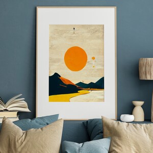 Bohomodern Abstract Print | Printable Wall Art | Abstract Illustration | Minimalist Abstract Wall Art | Boho Decor Wall Decor