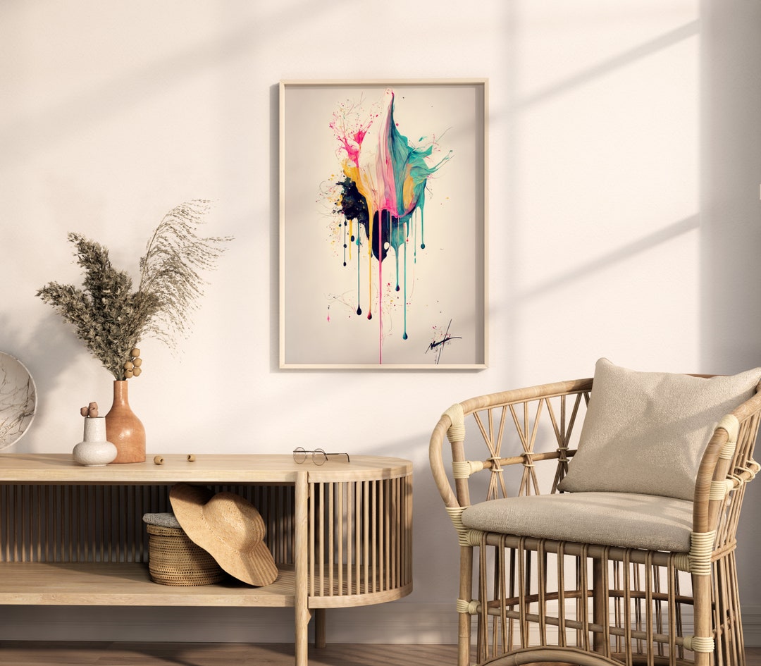 Bohomodern Abstract Print Printable Wall Art Abstract Illustration 