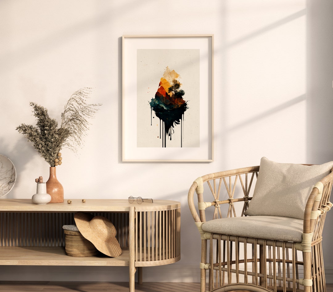 Bohomodern Abstract Nature Print | Printable Wall Art | Abstract ...